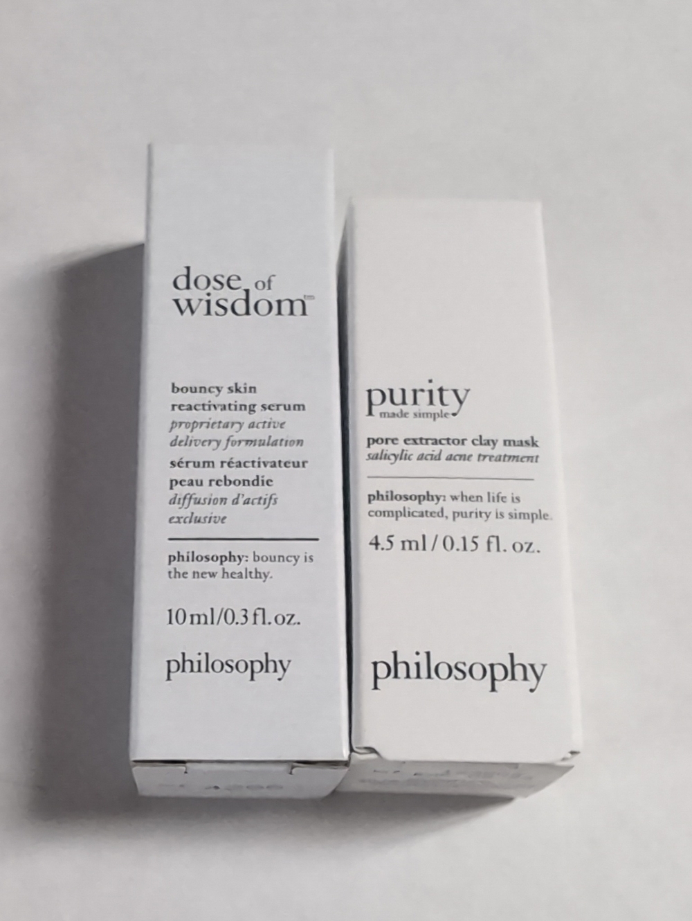 Philosophy Travel Set Purity Made Simple & Dose of Wisdom